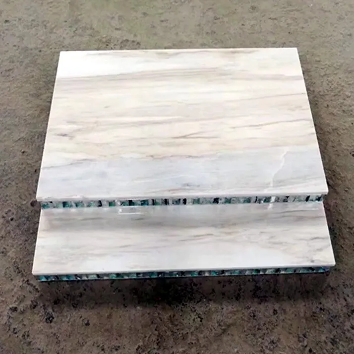 Προσαρμόστε τις πέτρινες σύνθετες πλάκες από κυψελοειδή